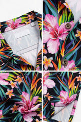 Hawaiian Aloha Shirt Men's Floral Tropical Classical Print Short Sleeve